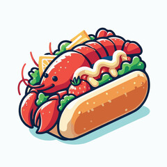 food, lobster, roll, seafood, bun, bread, delicious, restaurant, sandwich, lobster roll, meal, lunch, dinner, new england, background, shellfish, fresh, butter, menu, eat, cuisine, maine, dish, meat, 