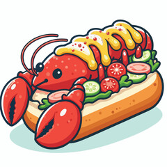 food, lobster, roll, seafood, bun, bread, delicious, restaurant, sandwich, lobster roll, meal, lunch, dinner, new england, background, shellfish, fresh, butter, menu, eat, cuisine, maine, dish, meat, 