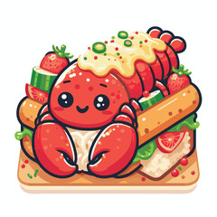 food, lobster, roll, seafood, bun, bread, delicious, restaurant, sandwich, lobster roll, meal, lunch, dinner, new england, background, shellfish, fresh, butter, menu, eat, cuisine, maine, dish, meat, 