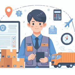 business, shipping, industry, logistics, delivery, distribution, storage, transport, logistic, cargo, commerce, freight, export, industrial, warehouse, container, import, box, transportation, commerci