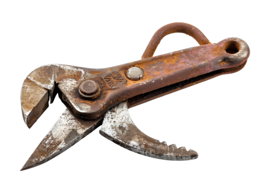 Three colorful markers on white background