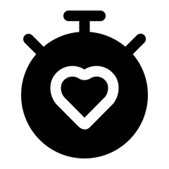 pulse timer icon for illustration