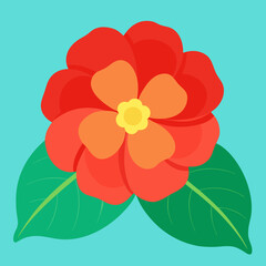 vector illustration of a flower
