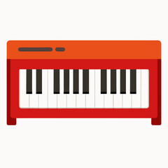 Fototapeta premium piano keys vector illustration