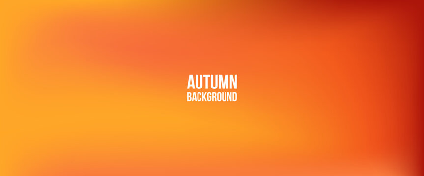 Aesthetic mesh gradient background. Soft warm autumn fluid design cover. Modern fall season wallpaper in orange, red tones.
