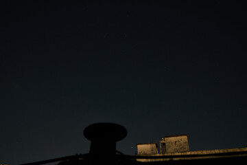 Night view of building and stars