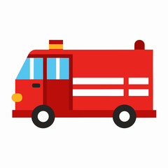 red fire truck