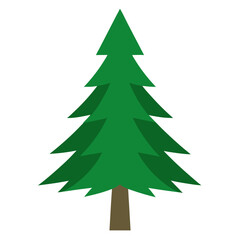 christmas tree vector illustration