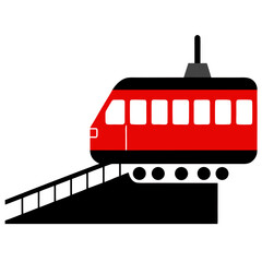 train vector illustration