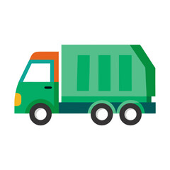 toy truck isolated on white