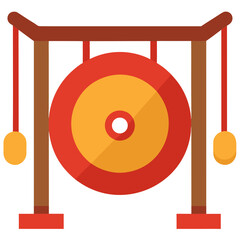 vector illustration of a drum