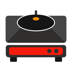 kitchen scale isolated on white