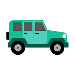 toy car isolated on white