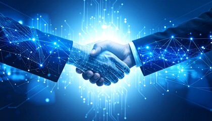 Digital handshake, future partnership