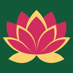 lotus flower vector illustration