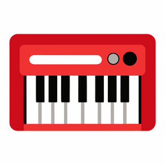 piano keys vector illustration