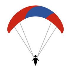 parachute with a parachute