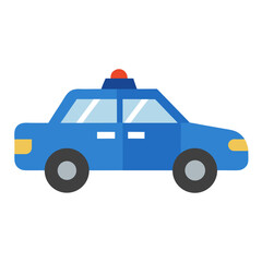 police car isolated © Roshida67576