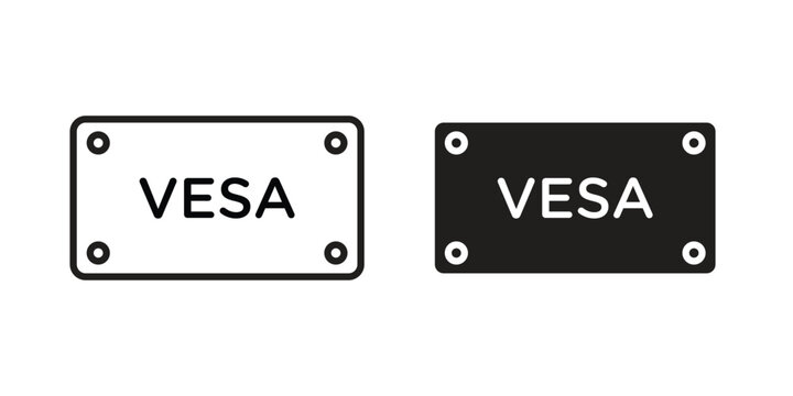 Vesa icon. linear style sign for mobile concept and web design.