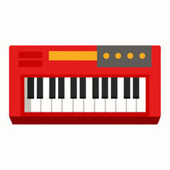 piano keys vector illustration