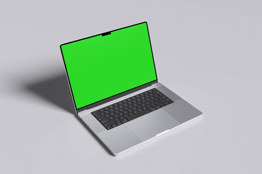 laptop computer for mockup on white background