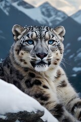 Naklejka premium white bengal tiger