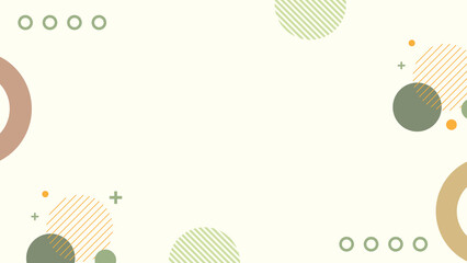 Fototapeta premium Abstract Geometric Pattern A minimalist composition of geometric shapes and soft pastel hues, creating a sense of balance and visual interest.