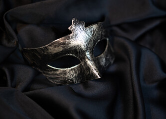 Carnival masquerade man mask, mysterious accessory for a party