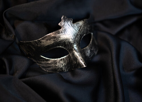 Carnival masquerade man mask, mysterious accessory for a party