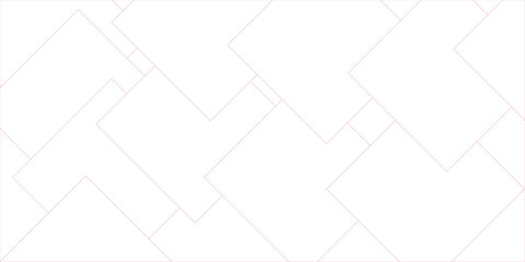 Abstract modern white and pink pattern geometric luxury gradient line background random square shape. Abstract white diamond and triangle  background. Modern seamless and retro pattern technology...