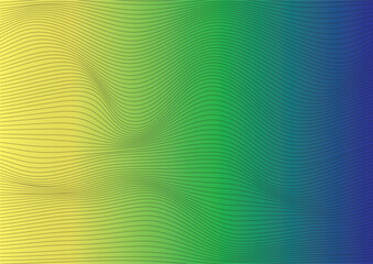 Wavy stripes background vector illustration | Premium Vector