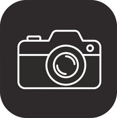 photo camera icon vector