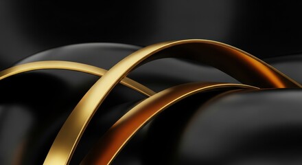 Abstract digital artwork of golden liquid flowing through a dark, textured surface.