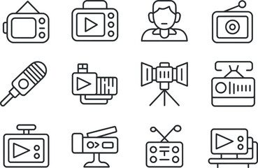set of business icons