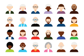 Diverse Avatar Set: A vibrant collection of diverse avatars, each representing a unique individual from varied backgrounds, creating a rich tapestry of inclusivity and representation.