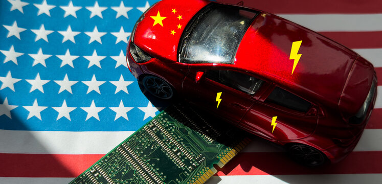 Electric cars made in USA, EU and China. Duty for EV cars made in China