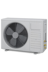 Fototapeta premium External unit of air conditioner cooling down with transparent background