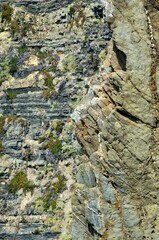Acantilados junto al Faro de Cabo Sardao en la región del Alentejo Litoral, Portugal