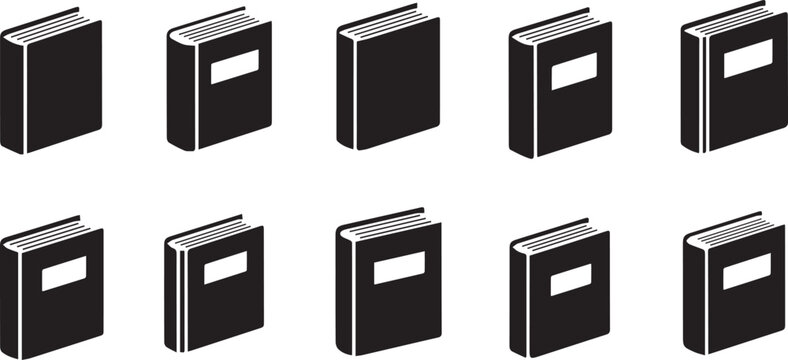 Book Vector Icons | Reading and Education Illustration Set