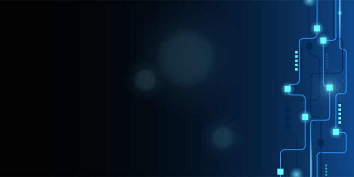 abstract circuit networking blockchain concept background