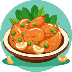 Chicken with Cashew Nuts
