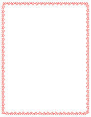 Valentine’s day border frame. love heart doodle border. doodle borders and frames. Hand drawn borders clipart.