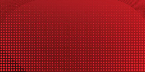 Red diagonal geometric shape with halftone. Modern fiber textured vector illustration modern.