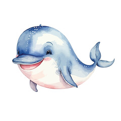 dolphin isolated on white background