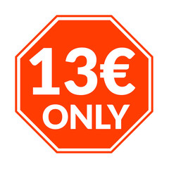 Prices only 1 2 4 5 6 7 8 9 10 11 12 13 14 15 16 17 18 19 20 € euro red colour png, Only € red sale png, stylish discount green badge png