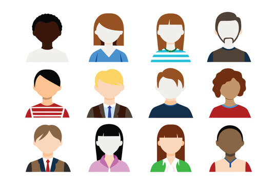 Diversity of Avatars: A collection of diverse avatars representing various individuals, showcasing a spectrum of characteristics and a nod to inclusivity and user representation.