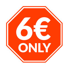 Prices only 1 2 4 5 6 7 8 9 10 11 12 13 14 15 16 17 18 19 20 € euro red colour png, Only € red sale png, stylish discount green badge png