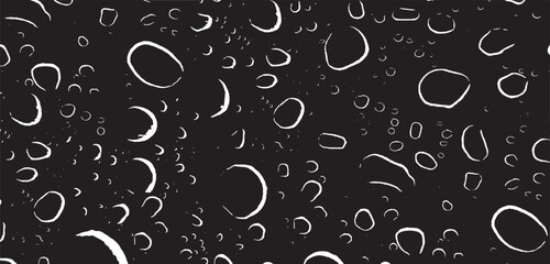 Small water drops texture vector. Rainy window overlay texture. Rain on glass background. Abstract halftone textured effect. Vector Illustration. EPS10.