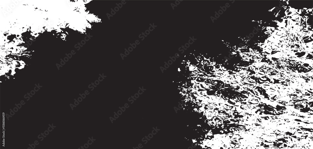 Poster monochrome texture composed of irregular graphic elements. distressed uneven grunge background. abst