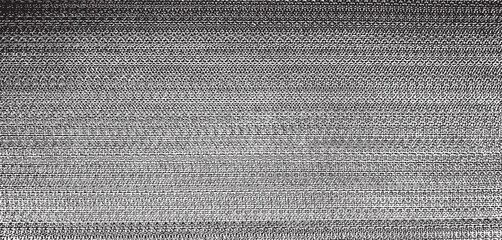 Monochrome texture composed of irregular graphic elements. Distressed uneven grunge background. Abstract vector illustration. Overlay for interesting effect and depth. Isolated on white background.
